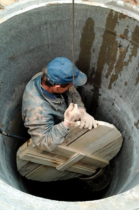 Как мы выполняем чистку колодца в Одинцовском районе